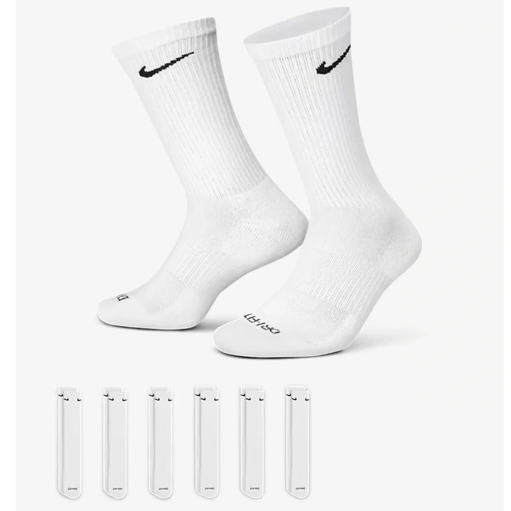 Nike Training Crew Socks (6 Pairs) Nike Everyday Cushioned
